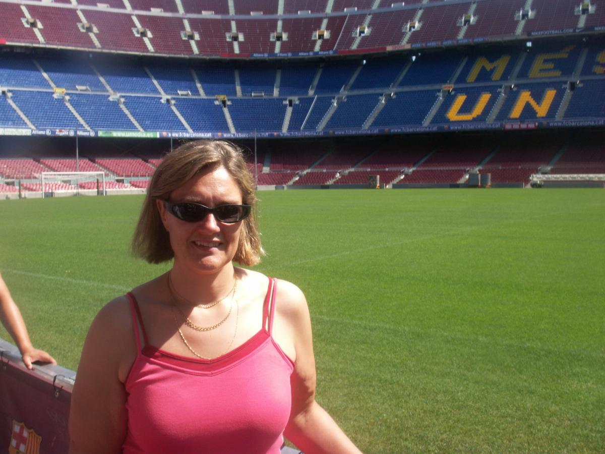 Jag på Camp Nou
